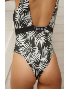 LEFKADA PALM BLACK SWIMSUIT - Image 4