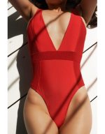 LEFKADA RED SWIMSUIT