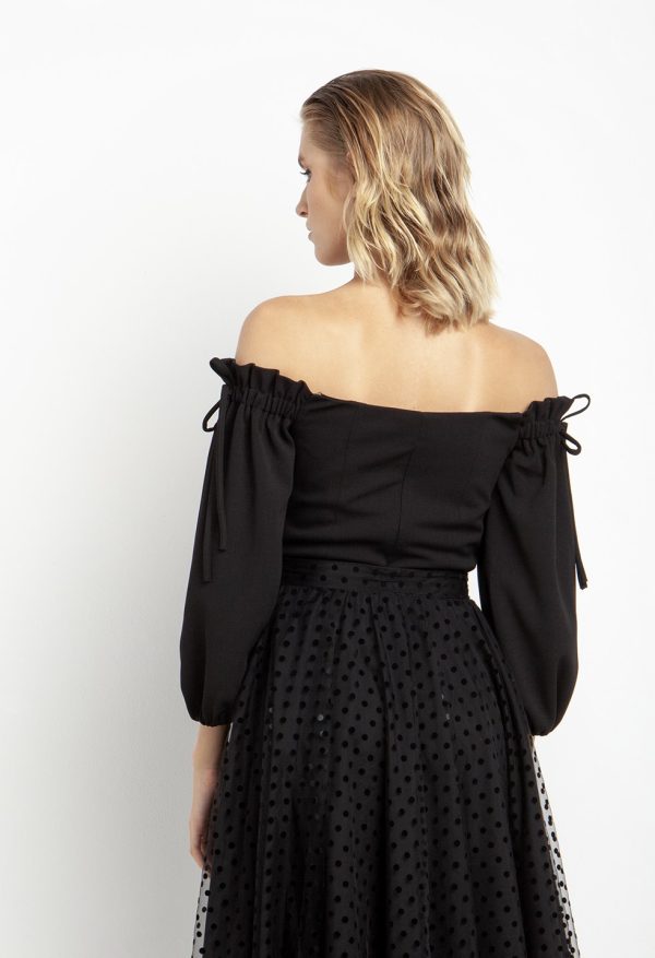 Έξωμο τοπ με κορδόνι - Image 3