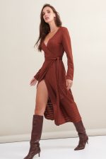 Φόρεμα μιντι πλέξη - Image 2