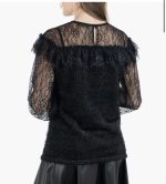 Μπλούζα πλεκτή με δαντέλα - Image 5