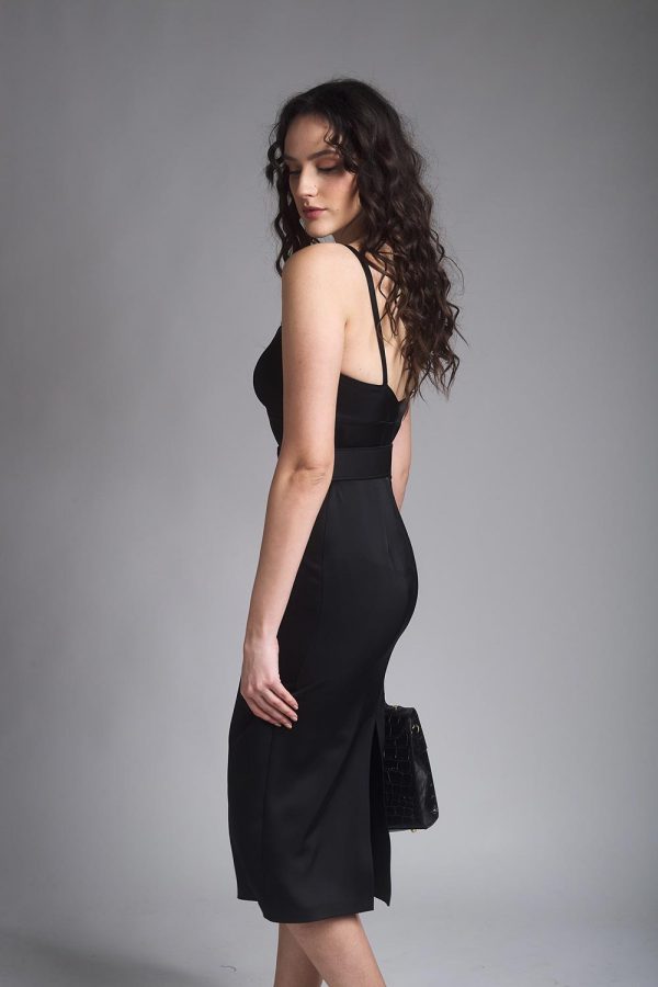 917086A2-833D-41E9-BF87-795F0E3453DF Φόρεμα σατέν μίντι ραντα - Image 5