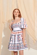 Μίνι boho φόρεμα με έθνικ τύπωμα - Image 2