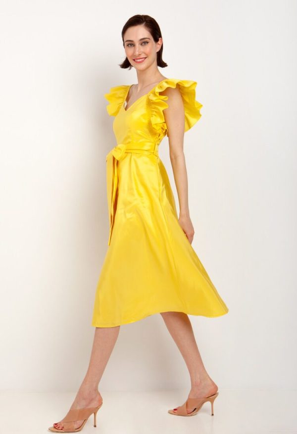 Μίντι φόρεμα ταφτάς - Image 1