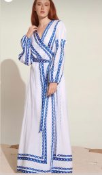 Φόρεμα μάξι με έθνικ τύπωμα - Image 4