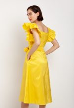 Μίντι φόρεμα ταφτάς - Image 2