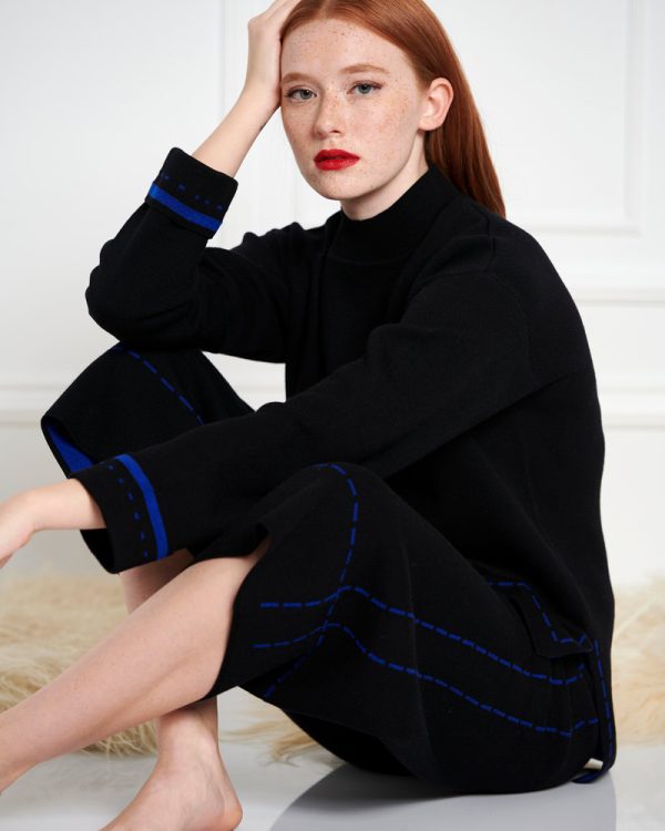 FFF98698-5CAE-4BF4-BA93-BB53F51B82DE Σετ παντελόνα με μπλούζα ζιβάγκο - Image 1