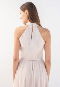 Τοπ δαντέλα με λαιμόκοψη halter - Image 2