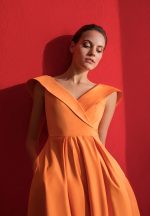 Coctail φόρεμα με ανοιχτούς ώμους - Image 2