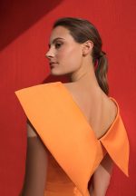 Coctail φόρεμα με ανοιχτούς ώμους - Image 3