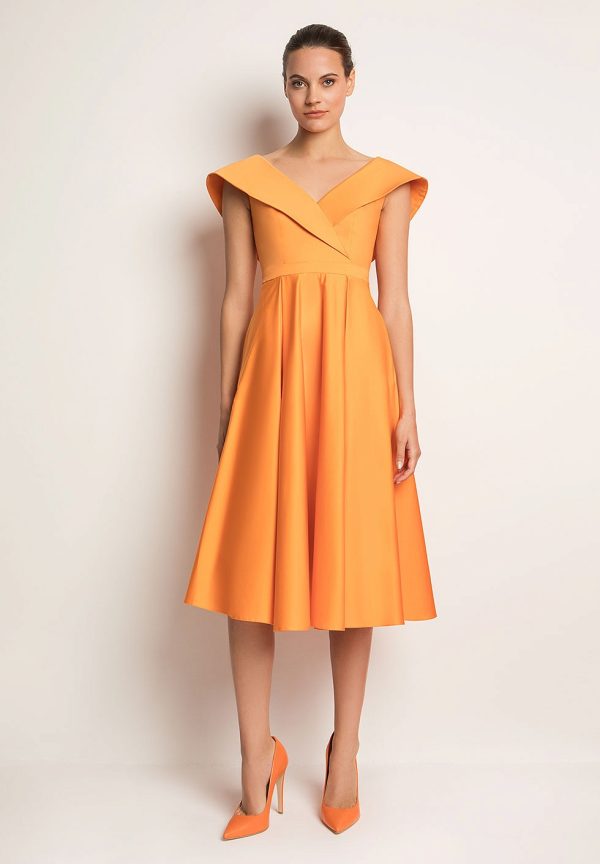 Coctail φόρεμα με ανοιχτούς ώμους - Image 4