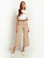 Ψηλόμεσο παντελόνι ζιπ-κιλοτ