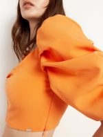 Τοπ με μανίκια puff - Image 2