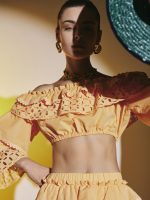 Σετ τοπ κιπούρ με φούστα - Image 2