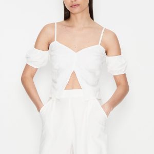 SUMMER DEJA-VU TOP λευκό