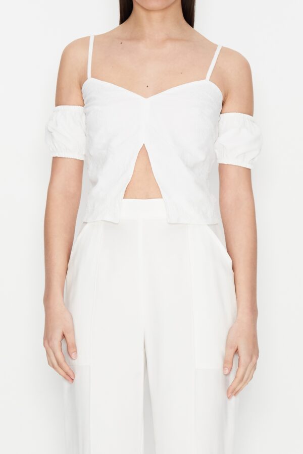 SUMMER DEJA-VU TOP λευκό - Image 2