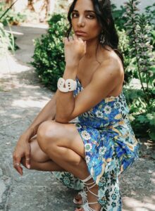 FLORAL TREASURE ONE SHOULDER MINI DRESS - Image 2