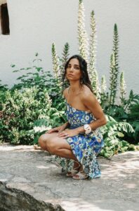 FLORAL TREASURE ONE SHOULDER MINI DRESS