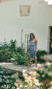 FLORAL TREASURE ONE SHOULDER MINI DRESS - Image 3