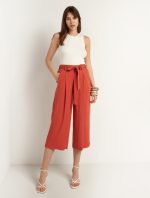 Ζιπ κιλότ με ζώνη