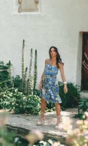 FLORAL TREASURE ONE SHOULDER MINI DRESS - Image 4