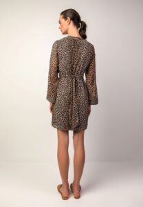 Μίνι φόρεμα animal print - Image 3