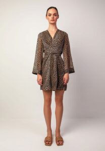 Μίνι φόρεμα animal print - Image 2