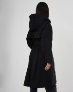 ΜΑΚΡΎ ΚΑΠΙΤΟΝΈ ΠΟΥΠΟΥΛΈΝΙΟ ΜΠΟΥΦΆΝ ΣΕ ΑΝΤΊΘΕΣΗ ΧΡΏΜΑΤΟΣ - Image 2