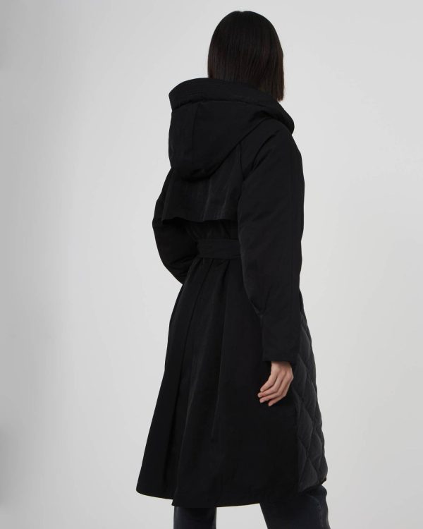 ΜΑΚΡΎ ΚΑΠΙΤΟΝΈ ΠΟΥΠΟΥΛΈΝΙΟ ΜΠΟΥΦΆΝ ΣΕ ΑΝΤΊΘΕΣΗ ΧΡΏΜΑΤΟΣ - Image 2