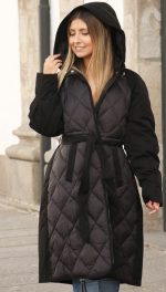 ΜΑΚΡΎ ΚΑΠΙΤΟΝΈ ΠΟΥΠΟΥΛΈΝΙΟ ΜΠΟΥΦΆΝ ΣΕ ΑΝΤΊΘΕΣΗ ΧΡΏΜΑΤΟΣ