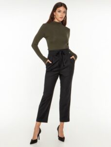 Ankle length παντελόνι με πιέτες