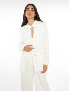 Blazer με ανάγλυφα κουμπιά