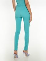 Σετ Τοπ με τετράγωνη λαιμόκοψη με 'Ισιο παντελόνι με κουμπιά - Image 2