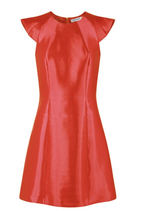 14623F72-2F0C-4A54-94E1-A26D52686816 Μίνι σατενιζέ φόρεμα - Image 1