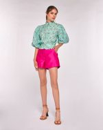 ΠΟΥΚΑΜΙΣΟ ΦΛΟΡΑΛ ΦΑΝΤΑΣΙ ΜΕ ΜΑΝΙΚΙΑ ΑΓΚΩΝΑ ΜΠΑΛΟΝΙ - Image 4