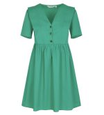 βαμβακερό μίνι φόρεμα