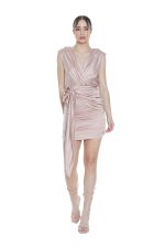 Μίνι ροζ φόρεμα - Image 2