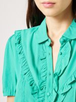 Κοντομάνικο πουκάμισο με βολάν - Image 5