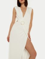 Maxi φόρεμα με αγκράφα - Image 2