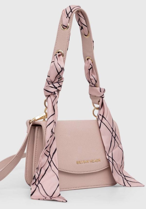 Τσάντα ώμου ροζ - Image 2