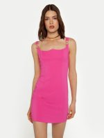 Μίνι φόρεμα με απλικέ κρίκους