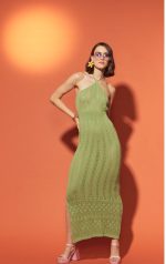 Πλεκτό φόρεμα μαξι