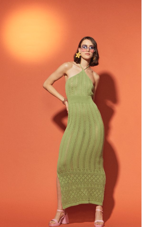 Πλεκτό φόρεμα μαξι - Image 1