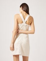 Φανταχτερό κοντό φόρεμα ζακάρ - Image 5