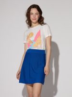 Κοντή πλεκτή φούστα - Image 2