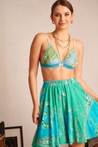Mariposa Bralette (light blue) - Image 3