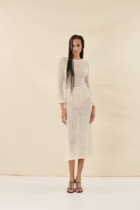 Dress Open Back Knit