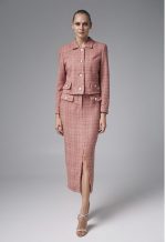 Φούστα μίντι tweed - Image 2