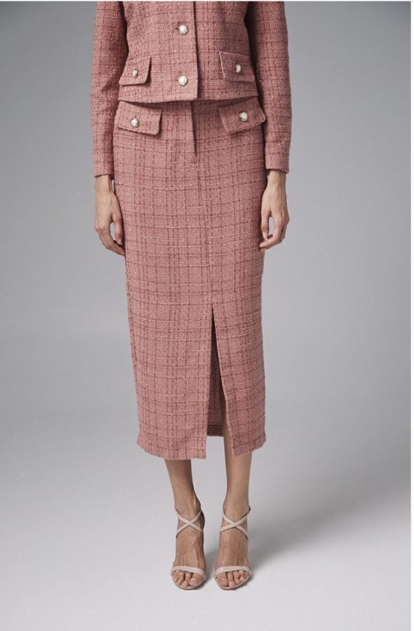 Φούστα μίντι tweed - Image 3