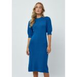 Tana Mock Neck Half Sleeve Midi Dress